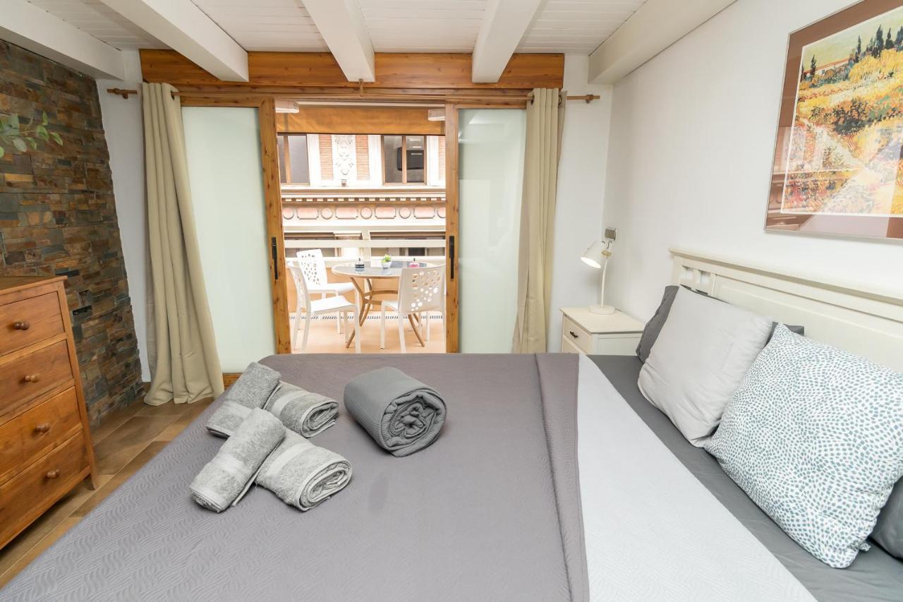 Loft Con Terraza Centro Valencia Apartman Kültér fotó